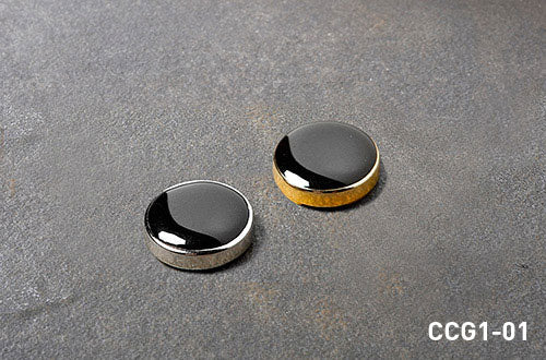 BLACK NICKLE BUTTON COVER