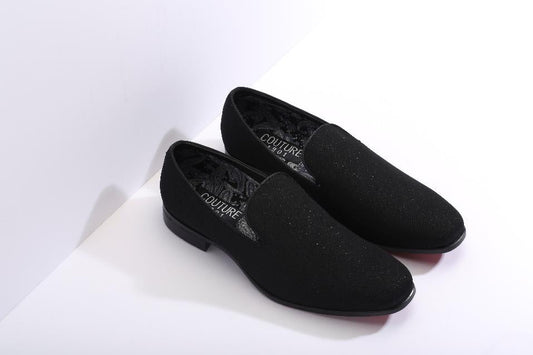 SPARKLE SLIP ON SHOE - BLACK