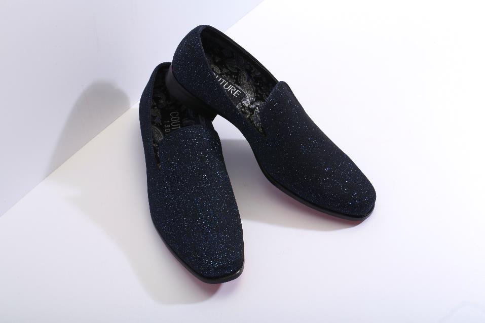 SPARKLE SLIP ON SHOE - ROYAL