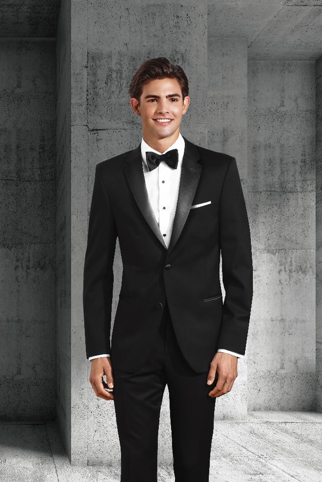 QUINCY- 2B SLIM FIT NOTCH W/ SATIN LAPEL