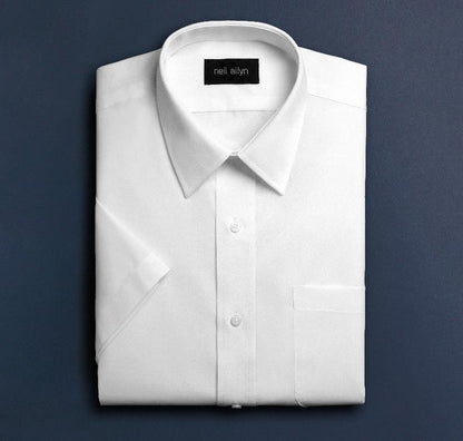 MENS 65\35 DRESS SHIRT SHORT SLEEVE