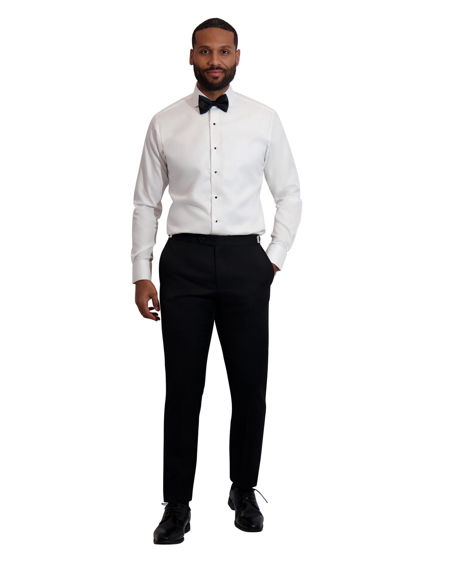 BRUNO MAGLI - DOBBY WEAVE FRENCH CUFF #BM980SF